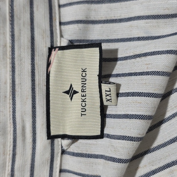 Tuckernuck Callie Maxi Dress in Navy Stripe Size XXL - Picture 5 of 5